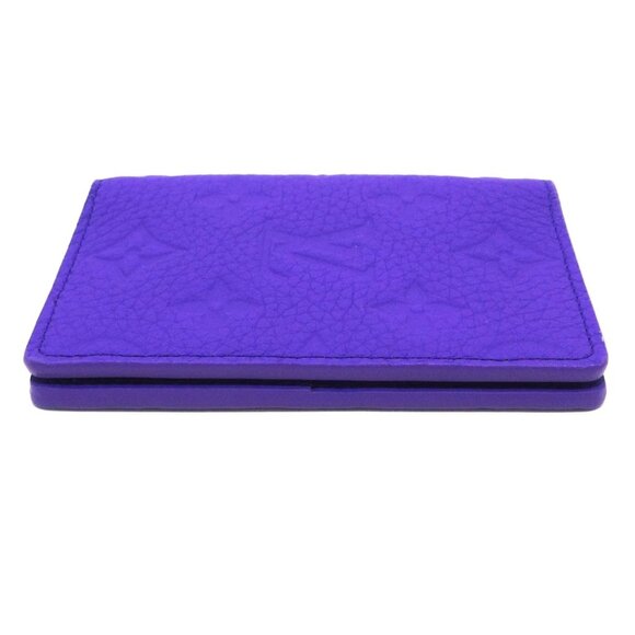 LOUIS VUITTON Organizer de Poshe Violet Taurillon Monogram Card Case 641-080125 - Picture 5 of 11